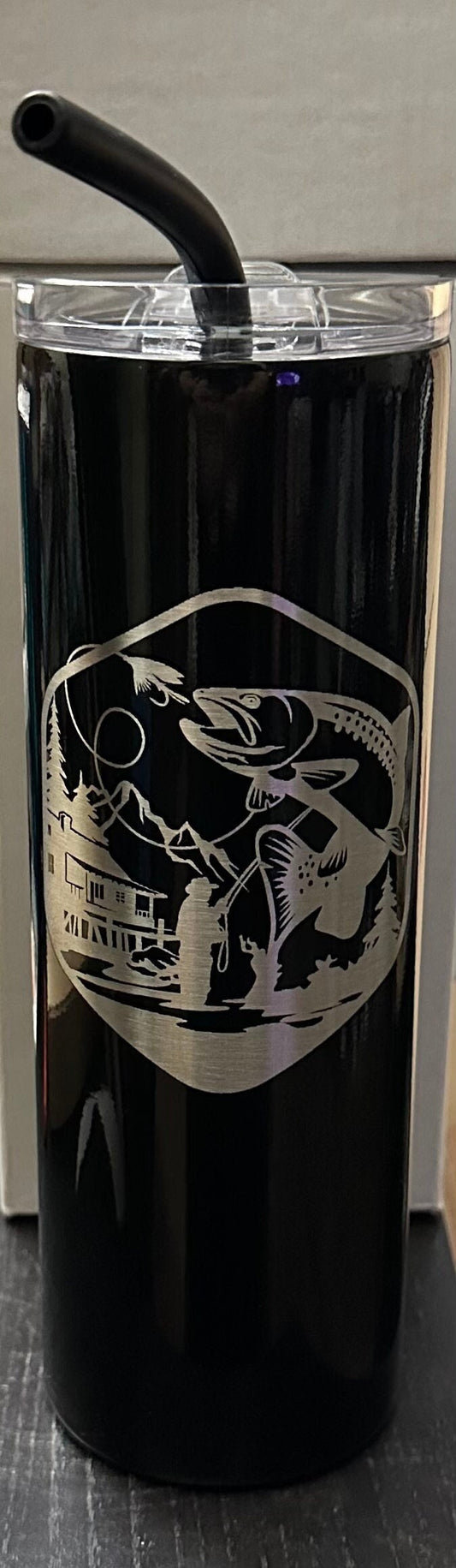 Trout/Fly Fishing 20 oz Engraved Tumbler