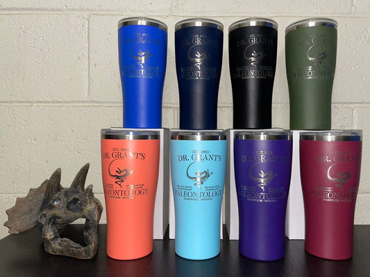 Dr. Grant's Paleontology 30 oz Engraved Tumbler