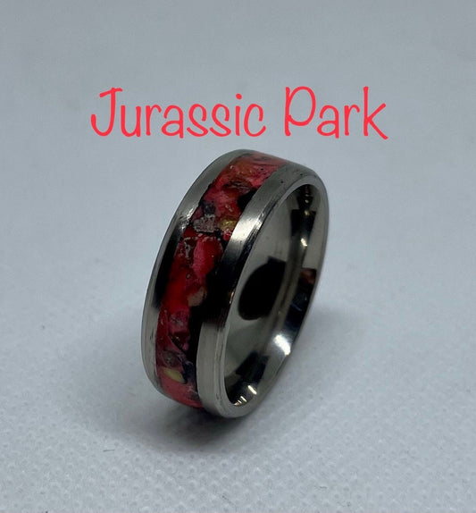 Jurassic Park inspired ring