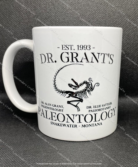Dr. Grant's Paleontology mug